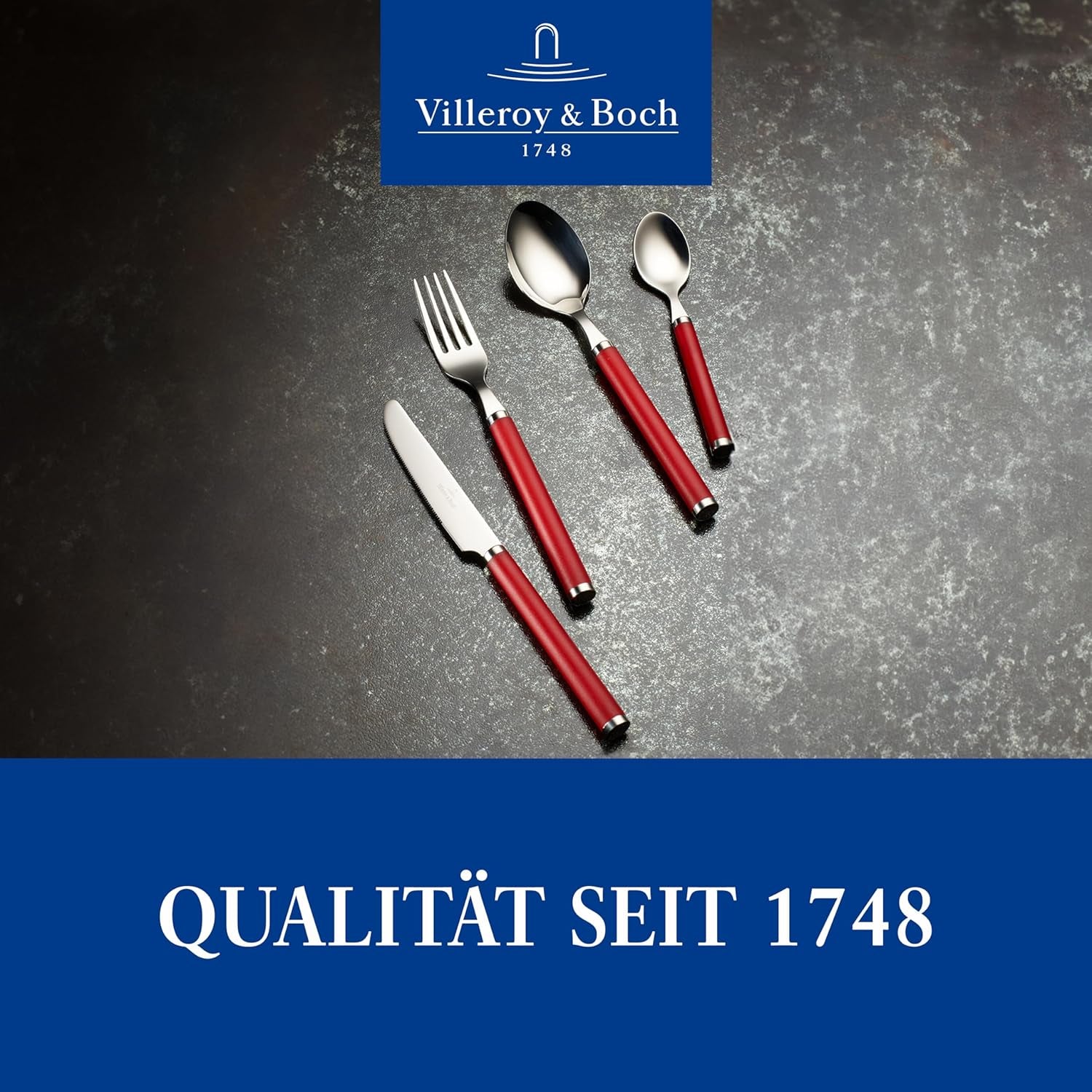 Villeroy & Boch - Spil! Red Roses bestiksæt 30 styks Kitchen Naty Shop