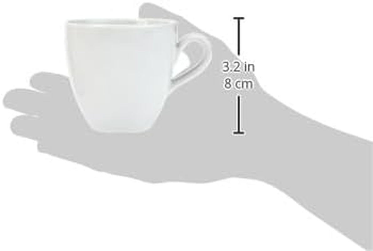 Alessi SG53/87 'Mami' Kaffee-Obertasse 6 Stück aus hvid Porzellan 8,0 cm Durchmesser