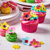 Madfarve Funcakes Gel Powder Pink: Højkoncentreret madfarve til dej, creme, fondant, marcipan, kager, nem dosering, individuelle dråber til at skabe levende farver, Halal, 30 g