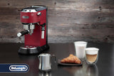 De'Longhi Milk Pitcher DLSC060, mælkekande til manuel opskumning, ergonomisk håndtag, kapacitet 350 ml, rustfrit stål