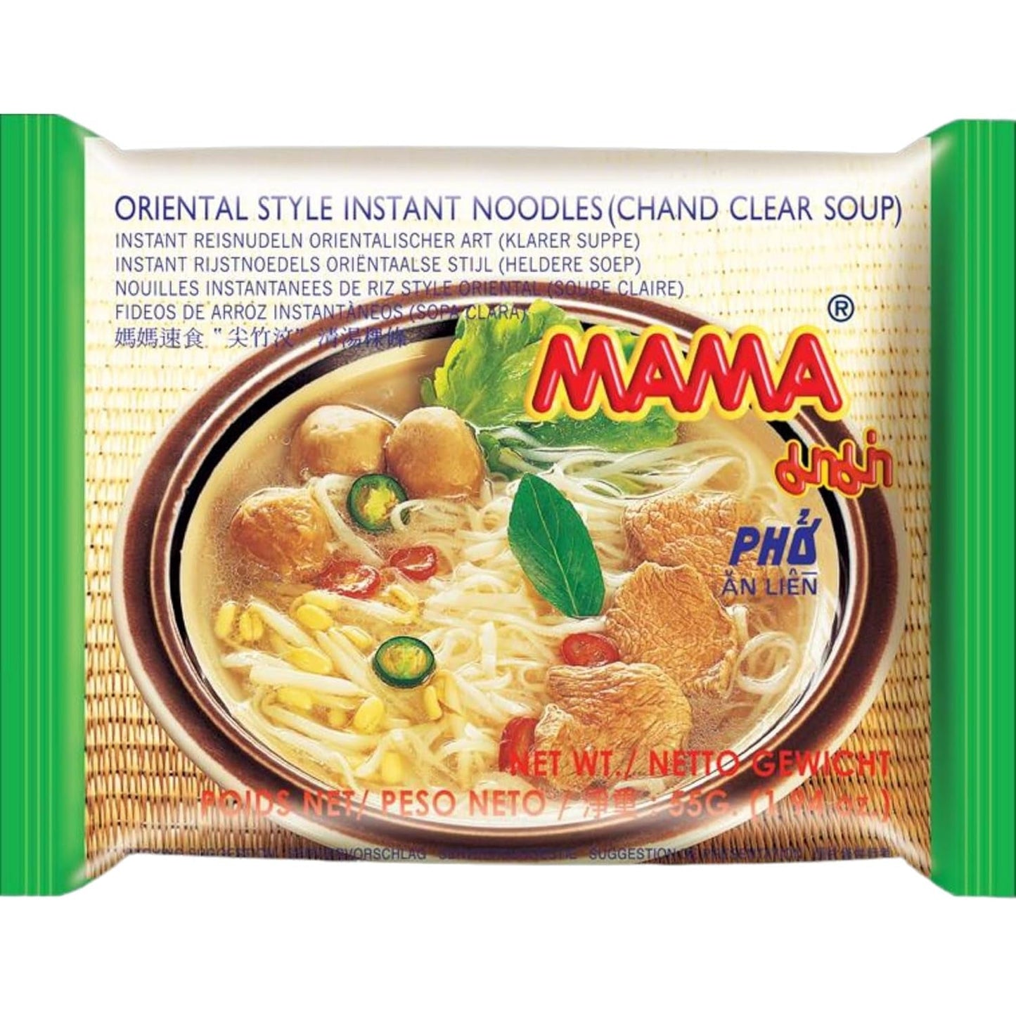 MAMA - Pho Ga Instant Risnudelskål - (1 x 65 g)