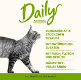 Almo Nature Daily - Vådfoder til katte - Tun og laks - 70 g, pakke med 30 stk.
