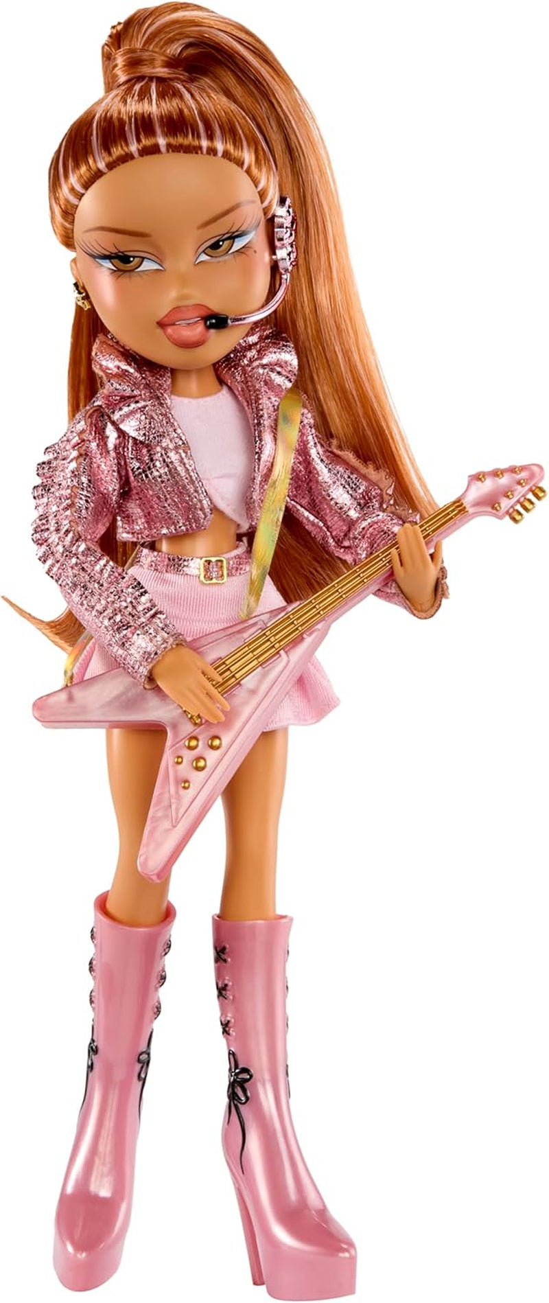 BRATZ Pop Starz Yasmin – Modedukke med samler charme, outfit og musikalsk tilbehør