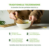 Monte Nativo Ceremonial Matcha Powder (40g) - perfekt til matcha te, lattes og smoothies - grøn te fra Japan - ceremoniel kvalitet, i metalæske - 100% ren, glutenfri, fint malet