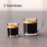 PHILIPS automatisk espressomaskine 2200-serien - 2 kaffespecialiteter, touch-display, klassisk mælkeskummer, keramisk kværn, matsort (EP2220/10)