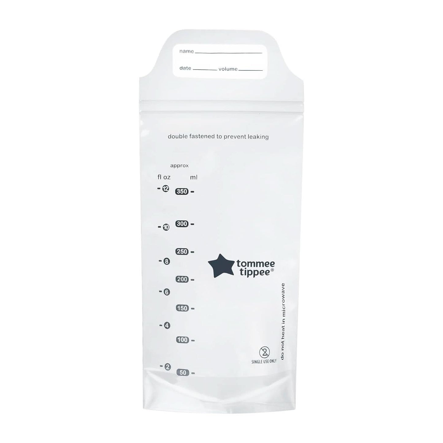 Tommee Tippee Closer to Nature Opbevaringsposer til modermælk, præsteriliseret, 350 ml Tilbehør Mad og amning Bebe Naty Shop