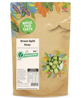 Wholefood Earth økologiske splittede grønne ærter – 1 kg