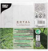 Papstar 11682 50 servietter "Royal Collection" 1/4 fold 40 X 40 cm "Ornaments", hvid