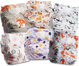 Littles og Bloomz genanvendelig ble FLV2-0602, standard krog og løkke lukning, 6 bleer