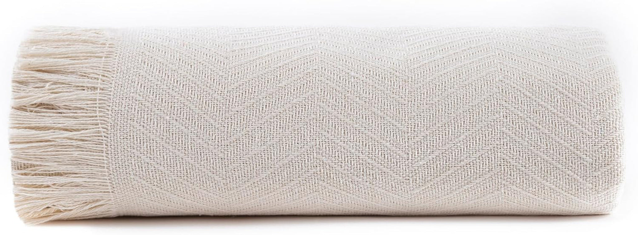 Todocama multifunktionelt sengetæppe, sengetæppe, sengetæppe, sofabetræk, jarapas, sildebensmønster (230 X 260 Cm, sandbeige). Senge og tæpper Besuche den Todocama-Store Cremefarve 230 X 260 Cm