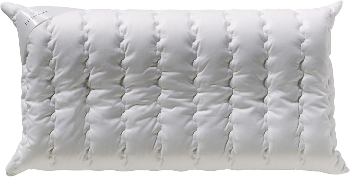 Billerbeck Pillow S20 Latex - Nakkepude i 40 X 80 Cm - Nakkestøttepude med blød latexkerne, hvid Naty Shop standard puder Visco skum