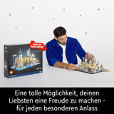 Hogwarts Castle LEGO Harry Potter med slotsvinger - voksensamlingssæt inklusive hovedtårn og astronomisk tårn, hemmeligheders kammer og arkitektminifigur - gave til kvinder - 76419 Byggesæt Besuche den LEGO-Store