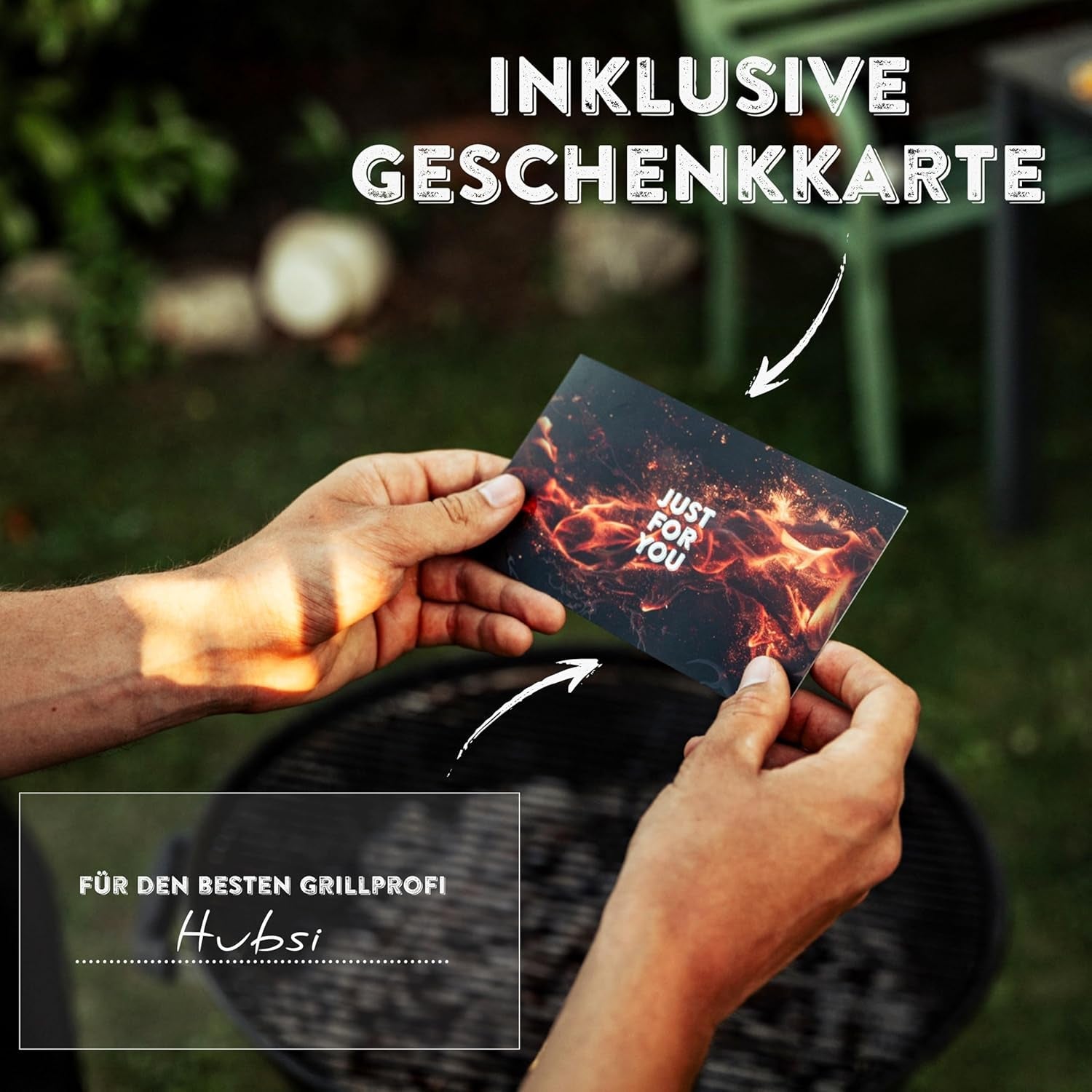 KOTÁNYI Grill Krydderi Gavesæt - 6er Carrier - Gaver til Mænd - Grill Tilbehør & Krydderi Sæt für jedes BBQ - Grill Tilbehør inkl. Magic Dust - [Jetzt Geburtstagsgeschenk für Männer bestellen!]