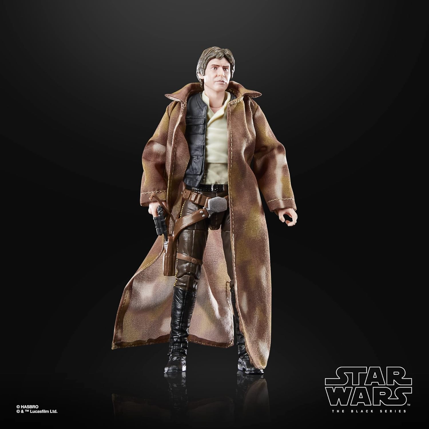 Star Wars Black Series Han Solo, 15 cm høj actionfigur Zu Wars: Jediridderens tilbagevenden Actionfigurer Naty Shop