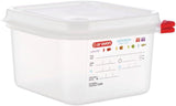 03350 PP Fødevarebeholder GN med låg, 1,1 l, 65 mm (4 stk.) Madkasser Naty Shop 1,7Ltr