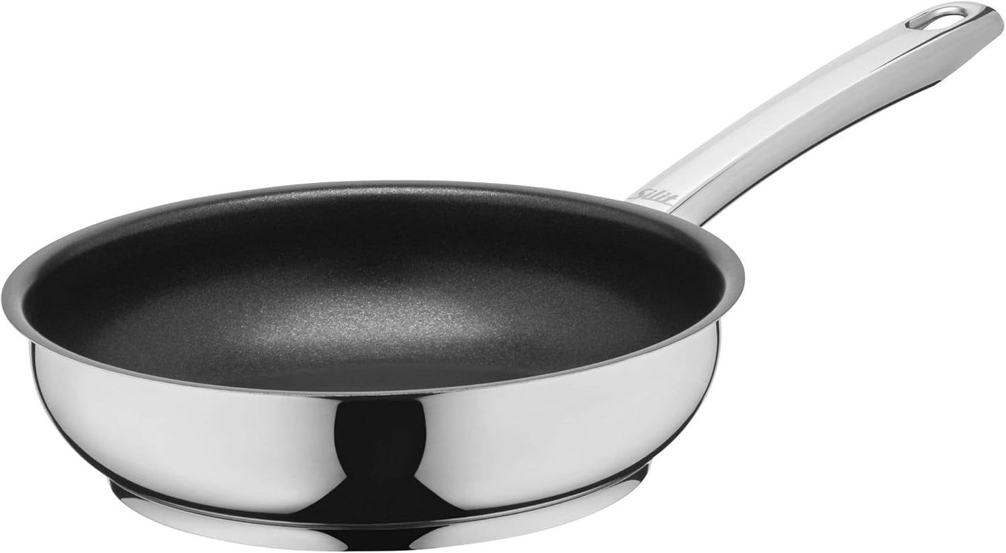 Induktionspande Silit Calabria, rustfrit stålhåndtag, ovnfast Gryder og pander Naty Shop Pan 20 Cm