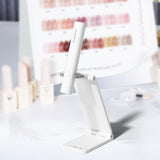 Denabuty UV-lampe til Gel-neglelak, Mini UV LED-lampe til negleudskiftning med stativ Tragbare Lille UV-neglelampe til Gel-neglelak, til Aushärten Von Nagelkleber & Negletips Hvid