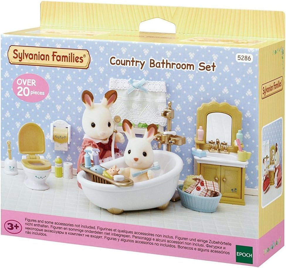 Sylvanian Families 5286 rustikt badeværelse - dukkehusmøbler