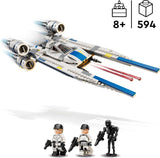 LEGO Star Wars 75399 Rebel U-Wing Starfighter - Legetøj med svingvingefunktion og 3 minifigurer inklusive Cassian Andor og K-2SO droidfigur - Gave til drenge fra 8 år og Andor fans sæson 2 Byggesæt Beuche den LEGO-Store