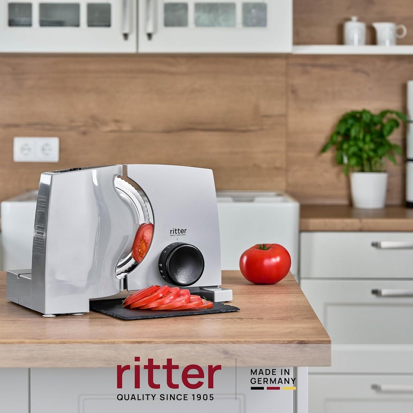Ritter Nova 1 universel elektrisk skæremaskine Rasnite og pålægsmaskiner Naty Shop