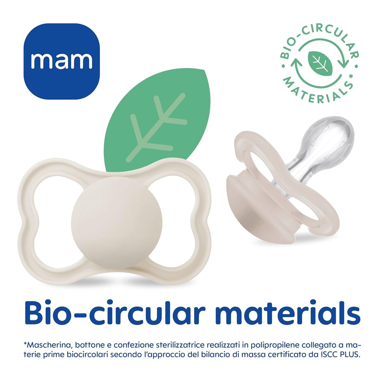 MAM Air Natsut 6-16 måneder (2 pakke) MAM sut 6-16 måneder, Glød i mørket til sensitiv hud, Babytilbehør 2 pakke med silikone-sut og sutteholder, neutral/grøn