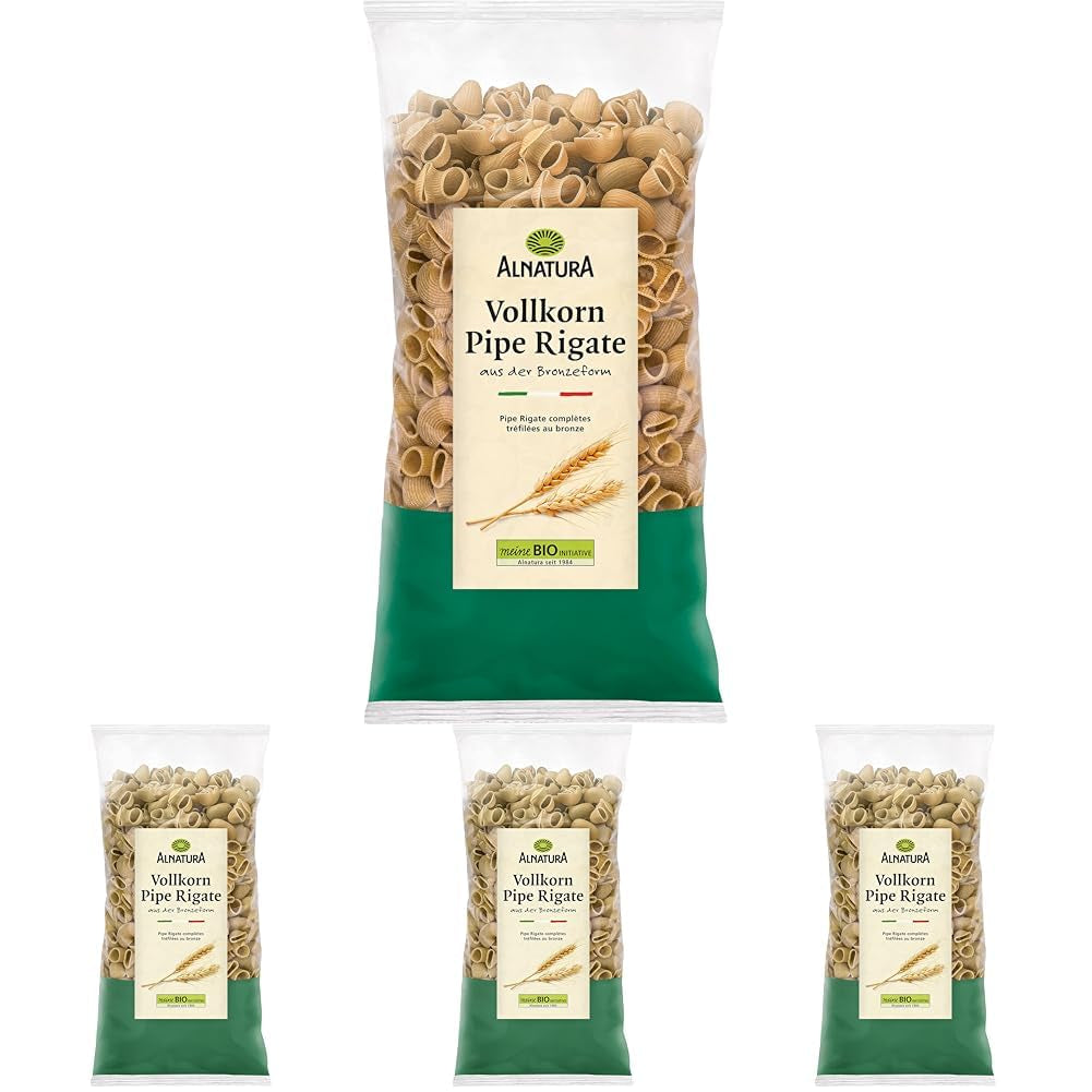 Pipe Rigate økologisk fuldkornspasta, vegansk, 500 g