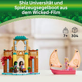 LEGO Wicked Glinda, Elphaba og Nessarose på Shiz University Sejlbåd og 3 Figurer Legetøjsbåd Gave til piger og drenge fra 7 år gamle dukkehuselskere 75681 Byggesæt Besuche den LEGO-Store
