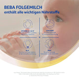 BEBA 2 - Tilskudsmælk efter 6 måneder, med 5 HMO-komplekser, alderssvarende proteinindhold, laktosefri, palmeoliefri, fiskeoliefri, babymad, babymælkpulver, 3 stk. (3 x 800 g)