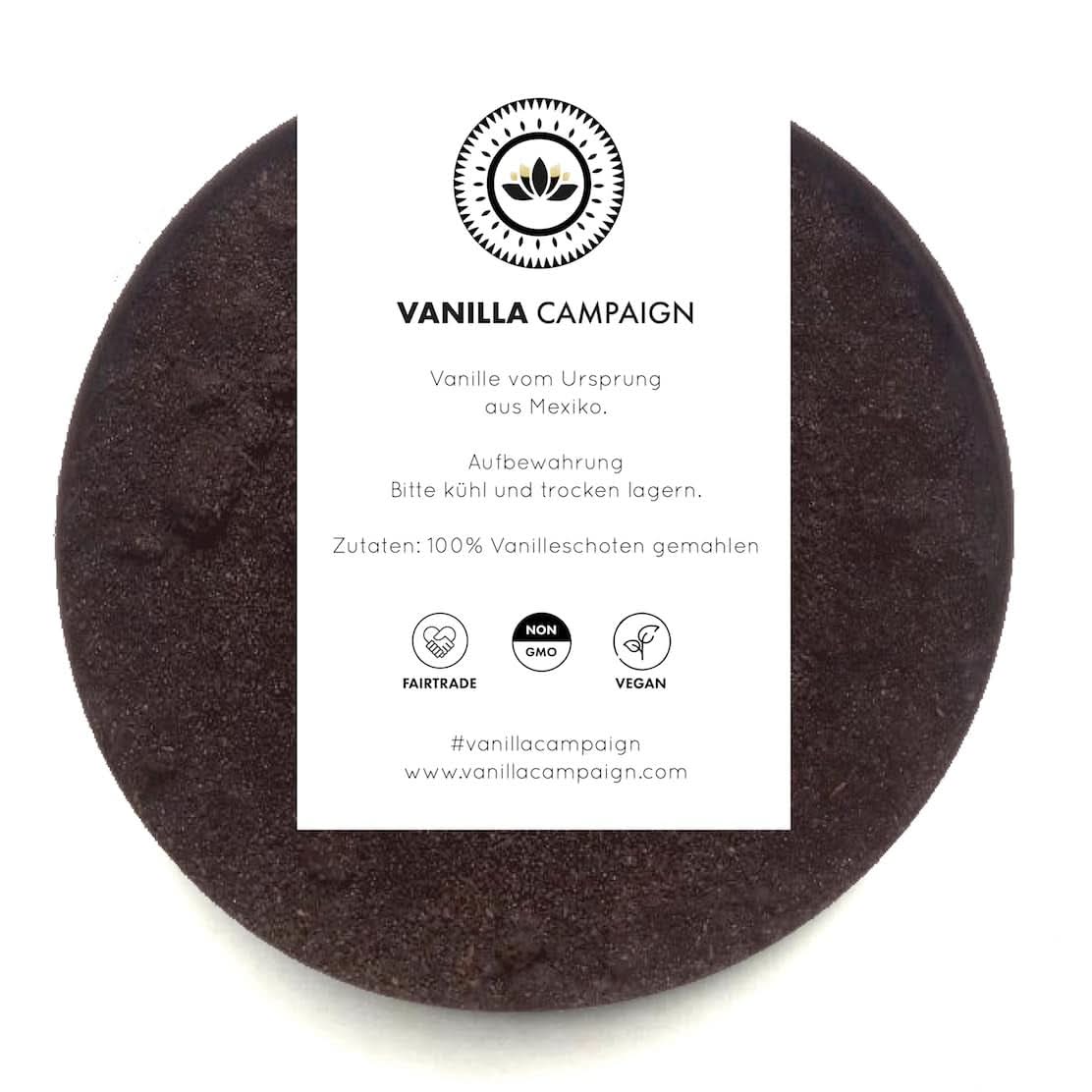 Premium vaniljepulver fra ægte vaniljebønner, naturligt, sukkerfrit, uden tilsætningsstoffer, fairtrade, vegansk (40 g uden emballage) fra Vanilla Campaign® Flavours Naty Shop