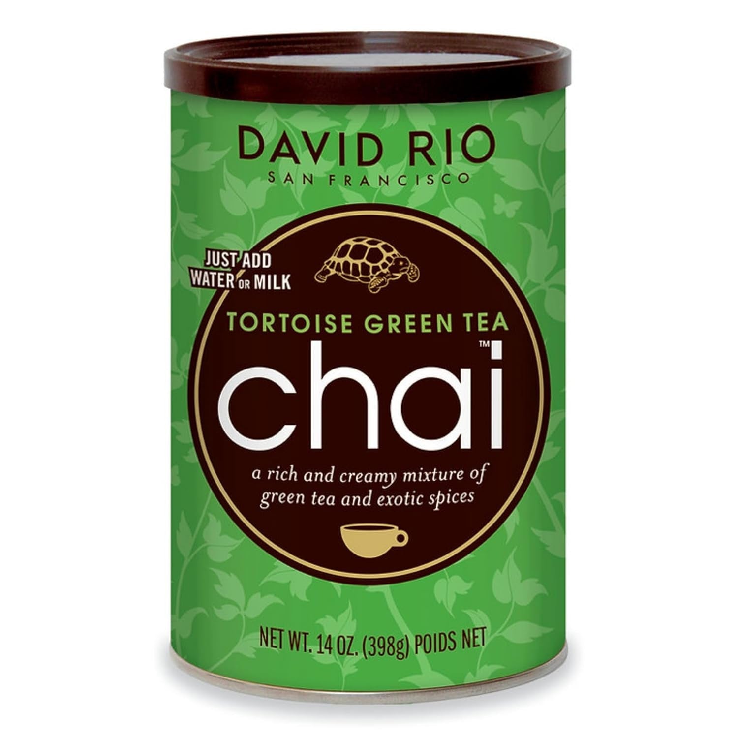 David Rio - Tortoise Green Chai, karton (1 x 398 g)
