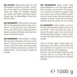 Greatvita Erythritol 1000 G | Kalorienfreie Süßungsmittel & Zucker-Alternative | Zahnfreundlich, Gut Löslich & Glutenfrei | Ideel Für Getränke, desserter og bagte sødemidler Naty Shop