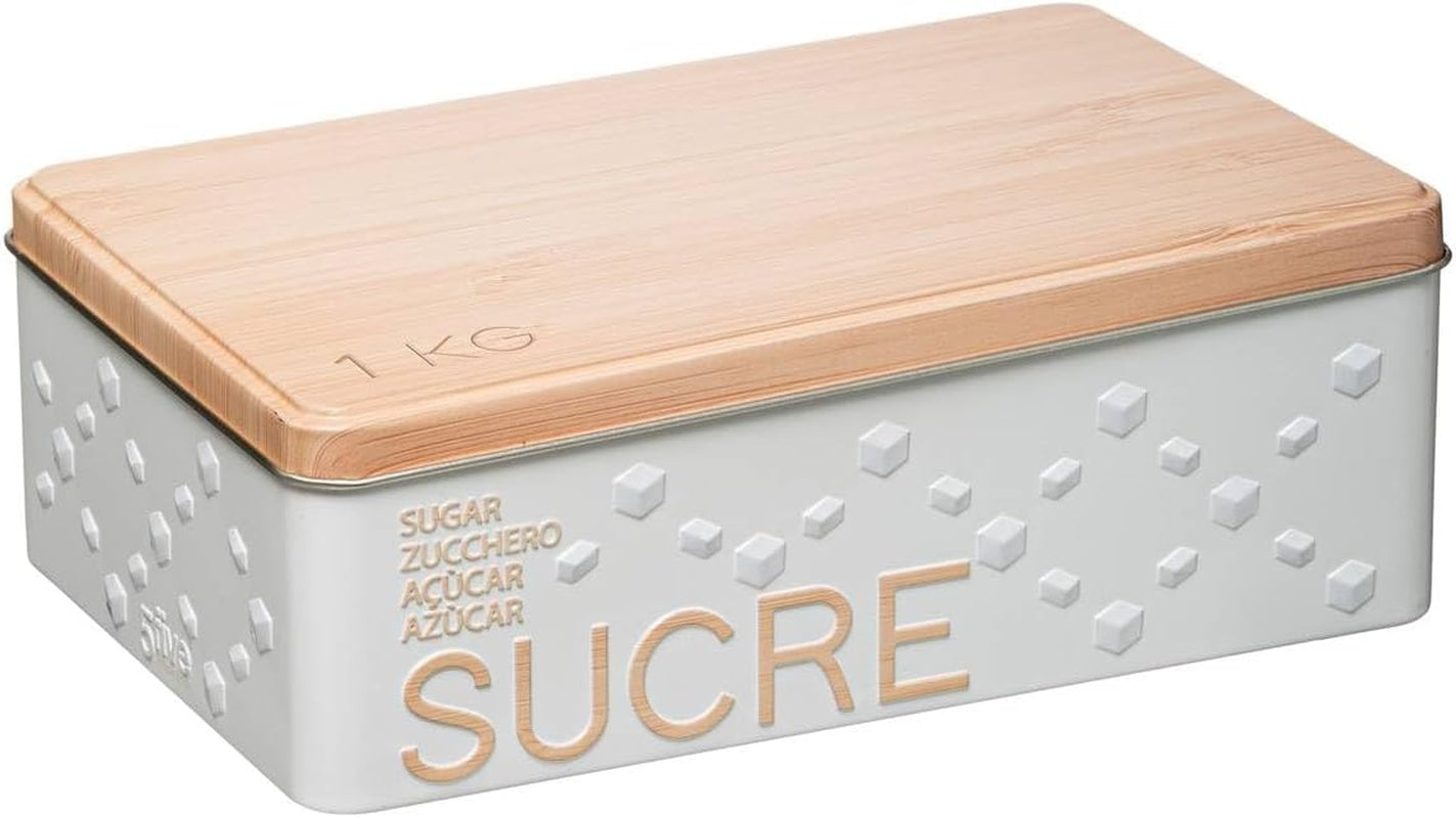 "scandinave nature" hvid kube-type metal askebæger - 5 fem simpelthen smart