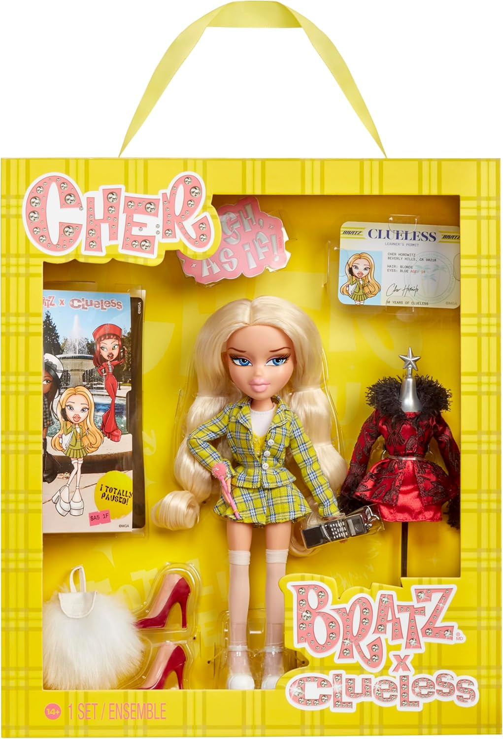 Bratz Clueless Cher Doll – Samlerfilmdukke med ægte outfits og tilbehør