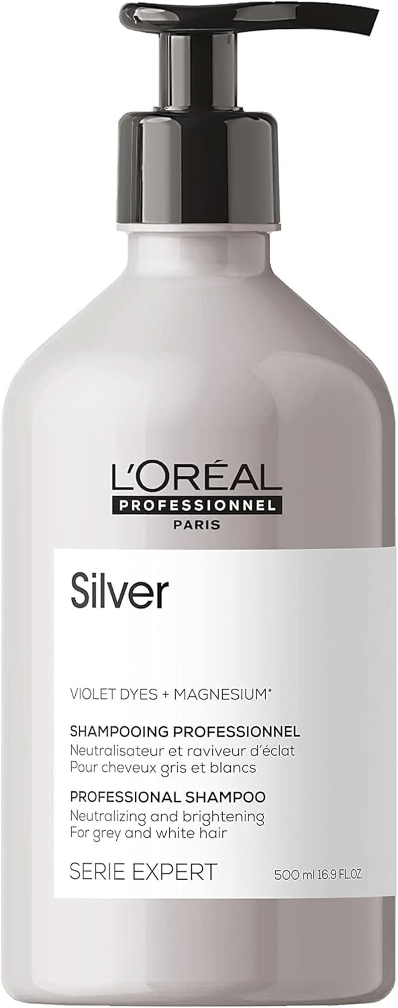 L'Oréal Professionnel Serie Expert Sølv, Shampoo, 500 ml Brusebad og bad Naty Shop