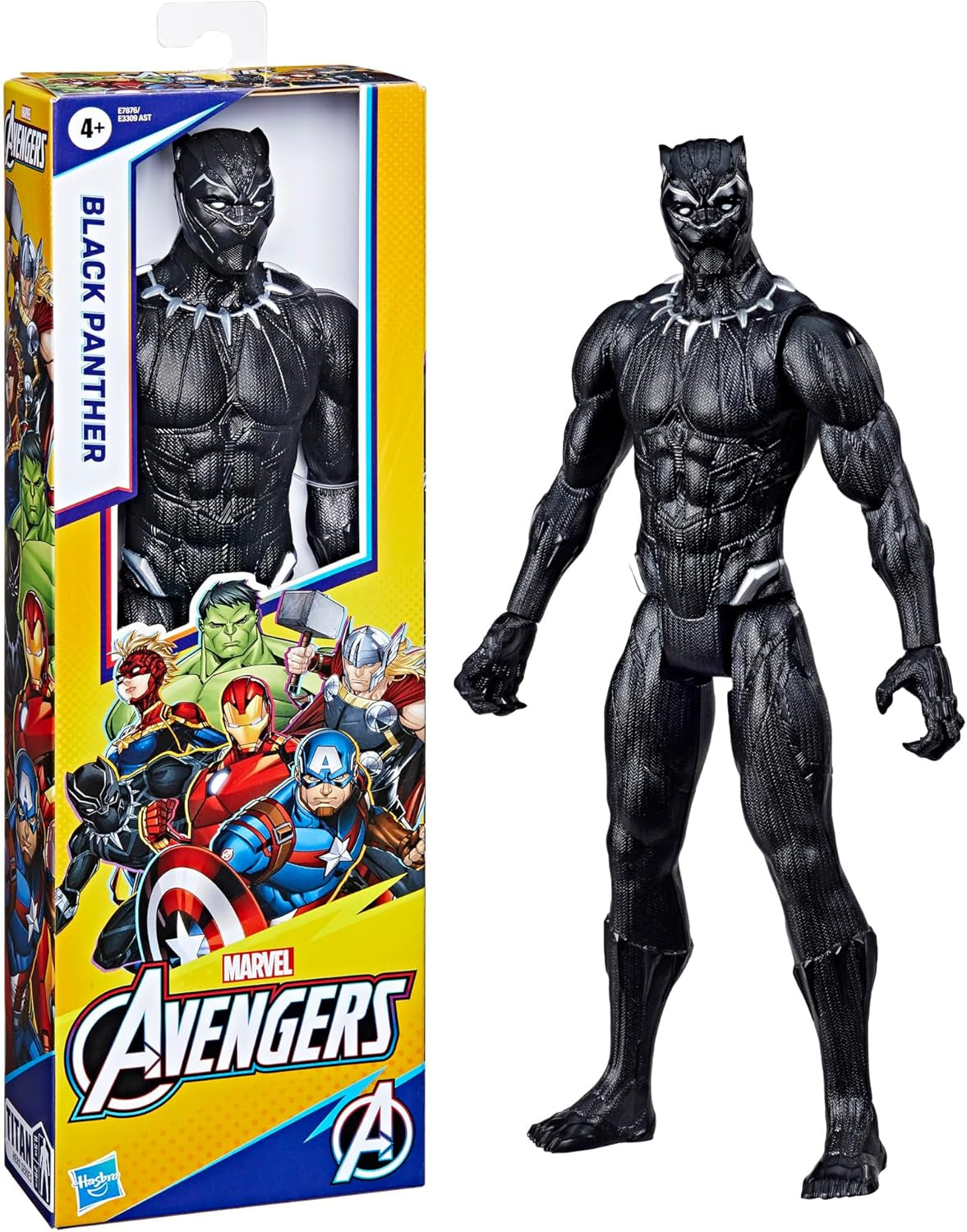 Marvel Avengers Titan Hero Series Black Panther, 30 cm høj actionfigur Actionfigurer Naty Shop