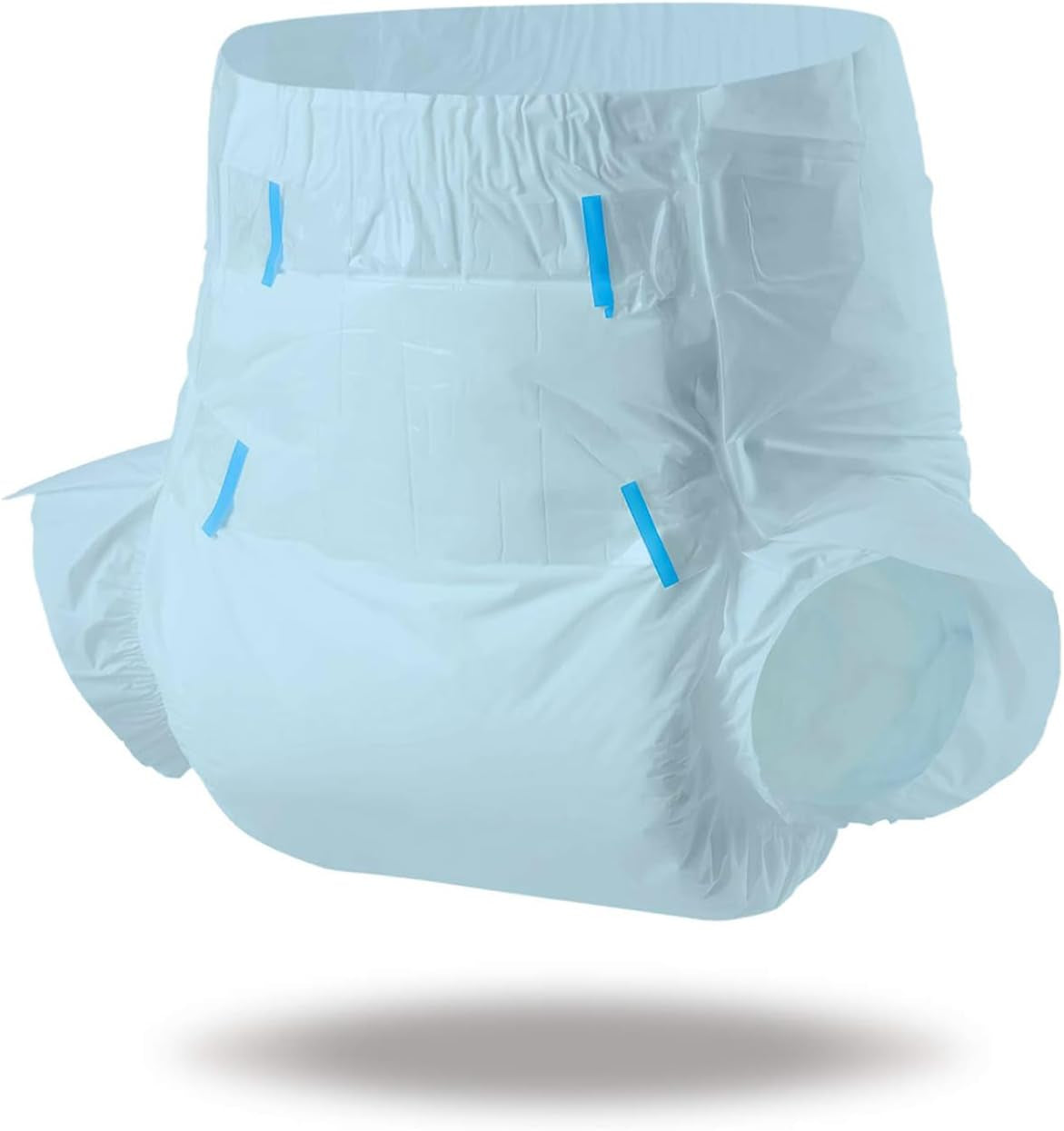 CutiePlusU voksenbleer, tør overflade, maksimal absorptionsevne natten over, engangsble til inkontinens - blå, 2 stk. (medium 71-96 cm)