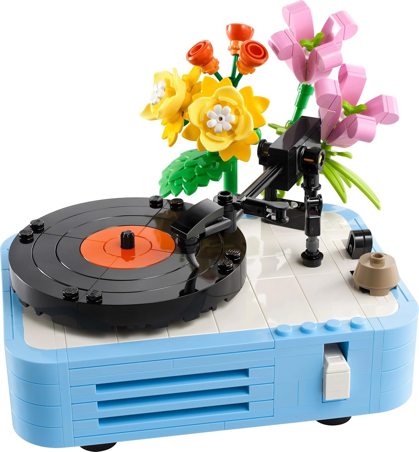 LEGO Creator 3I1 disc-afspiller med blomster - ombyggeligt legetøj til radio eller mikrofon - musiklegetøj til børn - kreativ gaveidé til piger og drenge fra 8 år 31172 Byggesæt Besuche den LEGO-Store