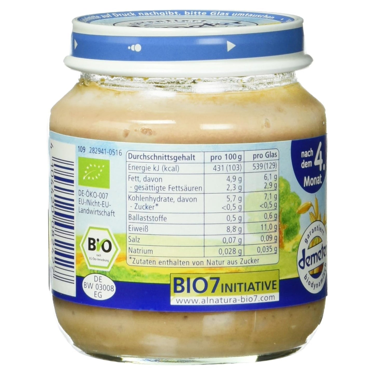 Tilberedt af økologisk oksekød, 125 g