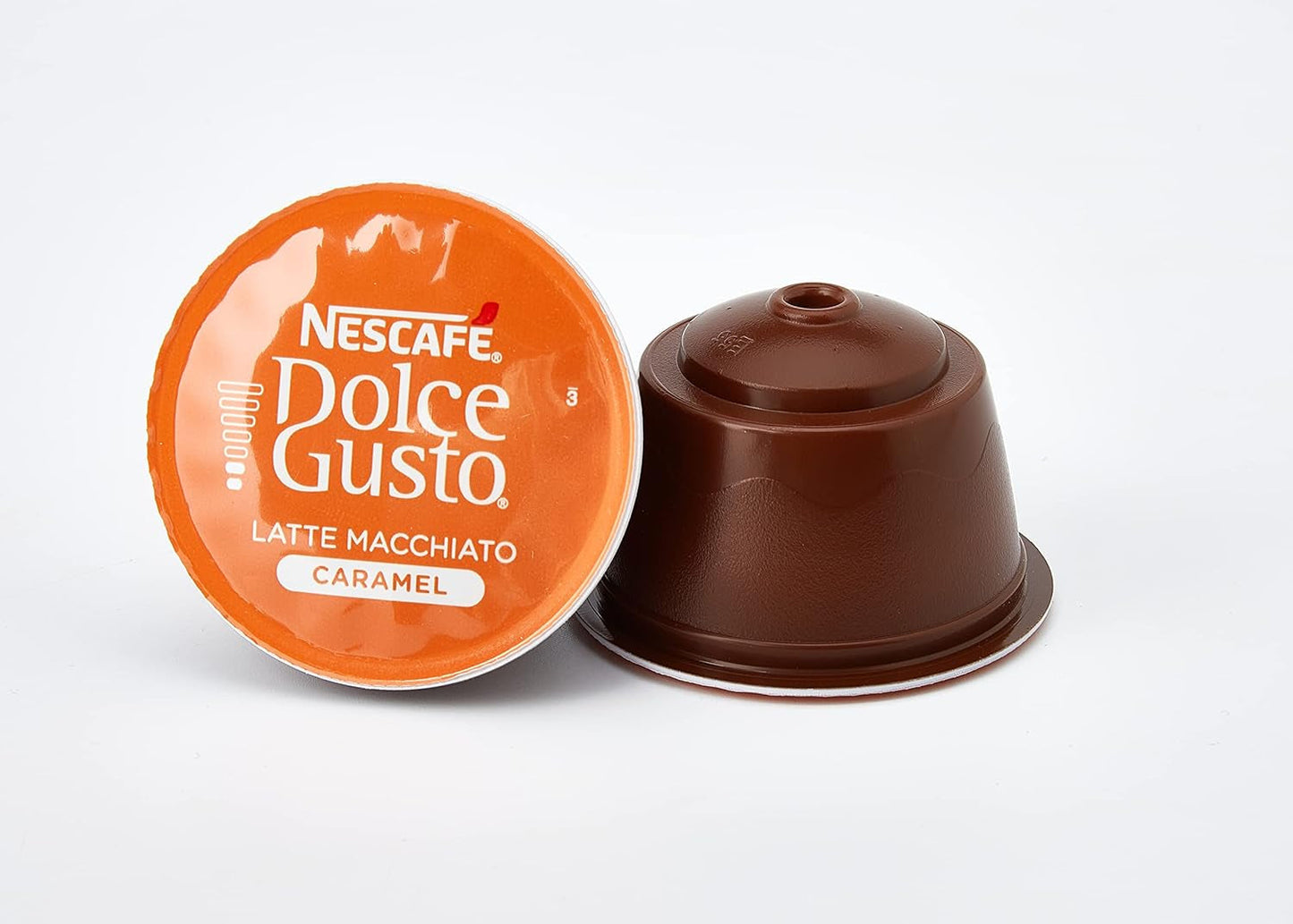 Latte Macchiato | 96 Kaffeekapseln & Latte Macchiato Caramel | 48 Kaffeekapseln | Arabica Robusta blanding | Feines Caramell Aroma og Leckerer Milchschaum