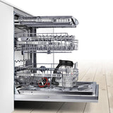 Bosch Standmixer Vitapower Serie 4 MMB6172SN, Verbesserte Version, 10 Jahre Motorgarantie, Edelstahl-Klingen, 1,5L Glasbehälter, Spülmaschinenfeste Teile, 30.000 U/Min, 1200 W, Silver Kitchen Naty Shop