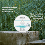 Lavera Basis Sensitiv, intensiv pleje til tør hud med Aloe Vera og mandelolie, 150 ml Naty Shop