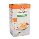 RUF Rührkuchen Backmischung, Nur Wasser & Öl Zugeben, Rezeptur Für Blechkuchen, Kastenkuchen, Muffins, Gugelhupf Und Tortenböden, 1X1000G Blanding til bagning og madlavning Naty Shop Rührteig 1 Kg (1Er Pack)