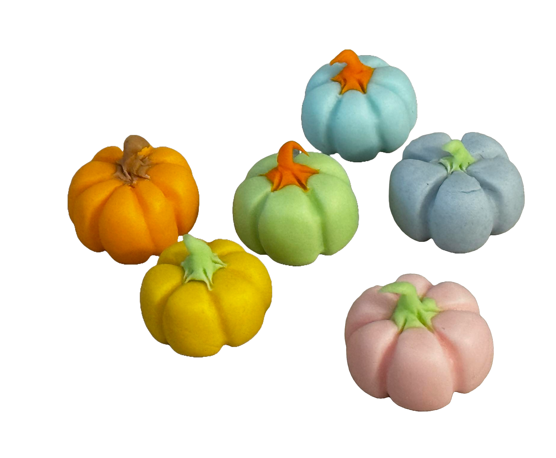 Sæt med 6 spiselige sukkerpasta-dekorationer, Bostani Sugar Paste Decorations Naty Shop