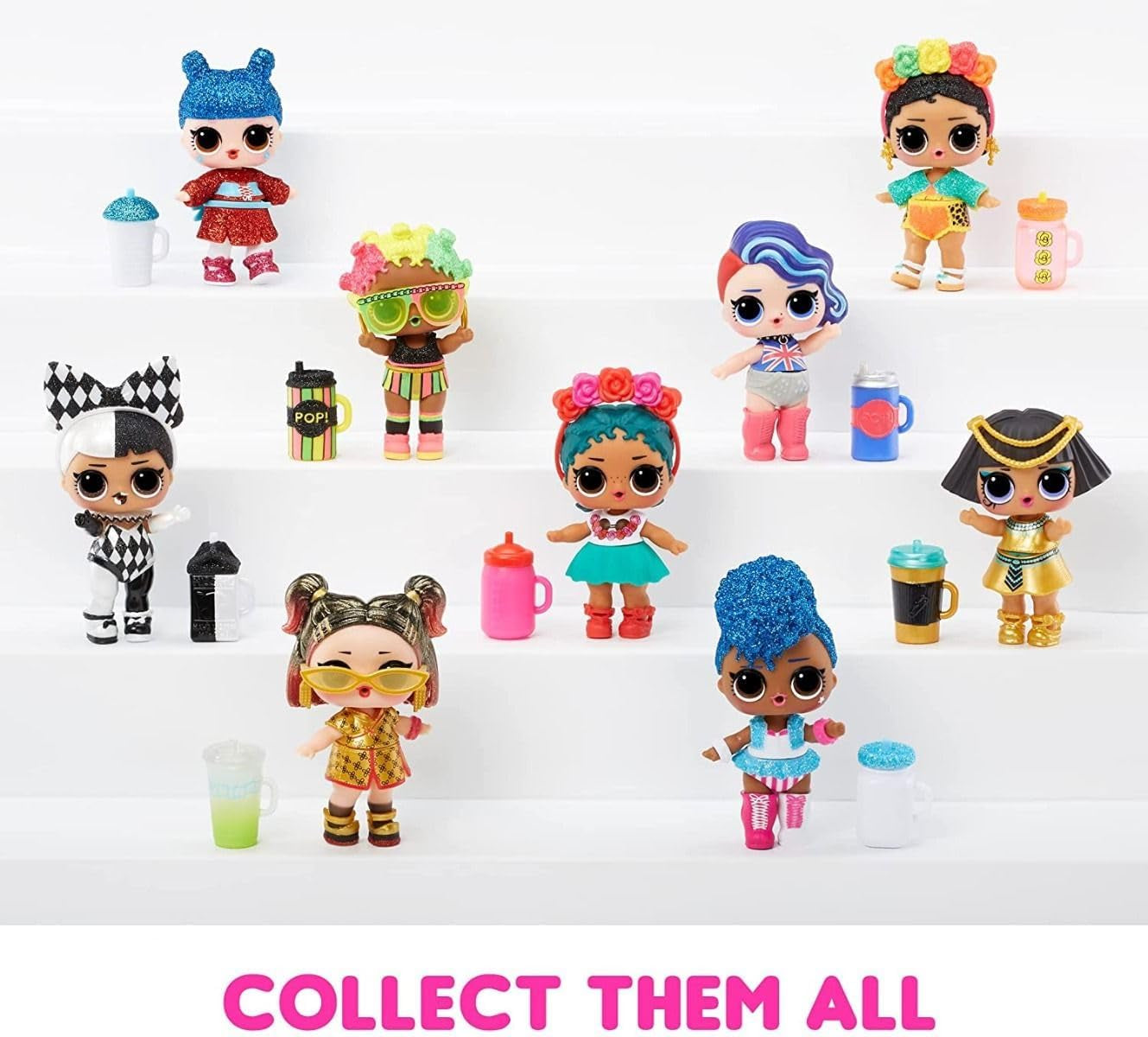 LOL overraskelse! World Travel Tots - Modedukke med 8 overraskelser - hemmeligt budskab, mode, tilbehør og mere - samlerobjekt, tilfældigt udvalg - gave til børn fra 4 år og opefter