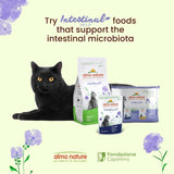 Almo Nature Functional - Tarmhjælp - Vådfoder til voksne og modne katte med følsomme tarme - med fjerkræ - understøtter mikrobiomet - 70 g (pakke med 30)