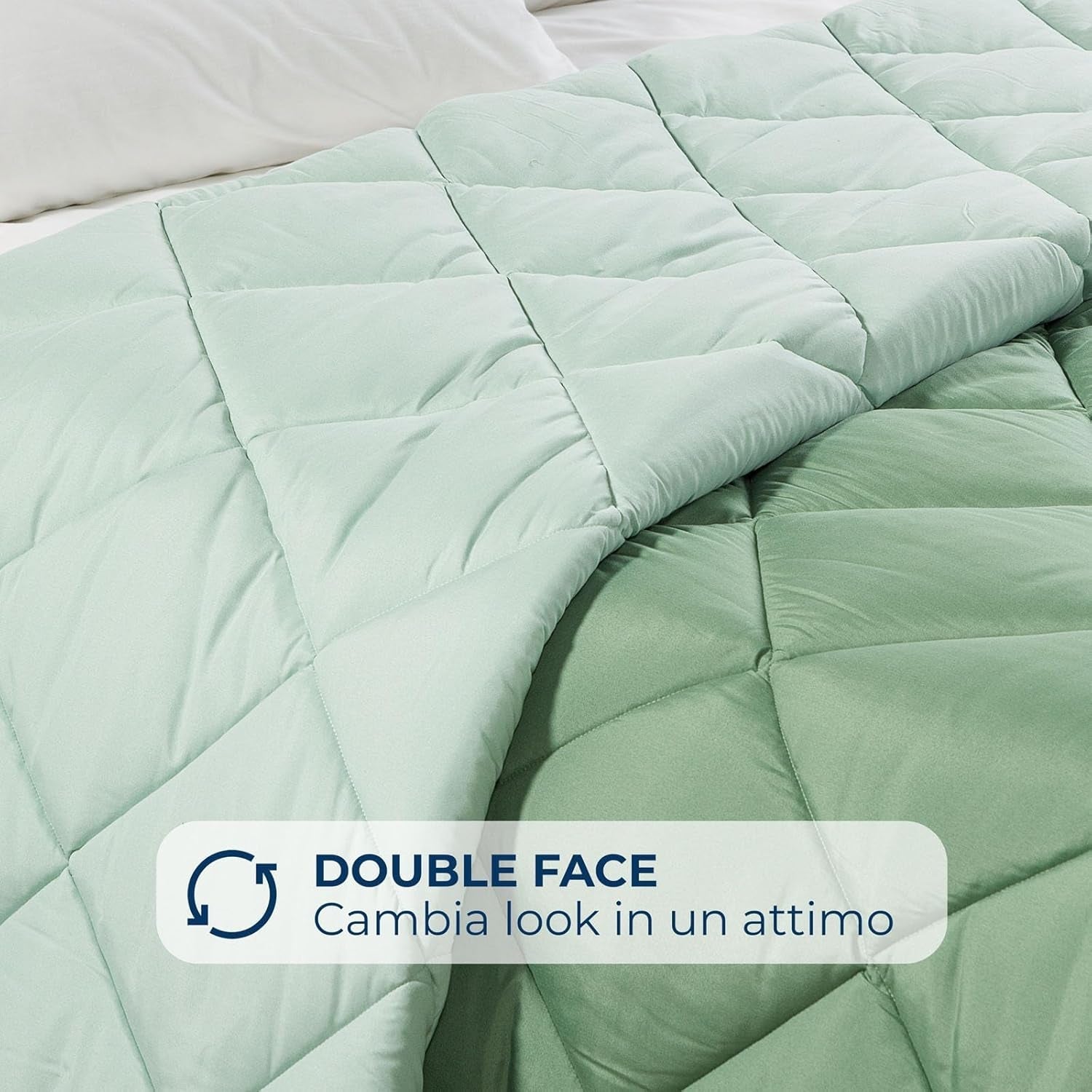 Caleffi Dobbeltseng Vinterdyne 260 X 265 Cm Mikrofiberdobbeltseng Vinter Blød Komfortabel Polstret Holdbar Vaskbar Hypoallergen Quilt Lavet i Naty Shop Dyner og dyner