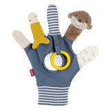 Fehn baby hånddukke krokodille - plyslegetøj med rangle, raslende papir, bider og knirker - baby hånddukke - snapselegetøj til babyer og småbørn 6+ måneder Babylegetøj Naty Shop Otter