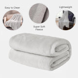 Brentfords ultrabløde fleece sengetæppe, sølvgrå, stor dobbeltseng - 150 X 200 cm senge og tæpper Beuche den Brentfords-Store