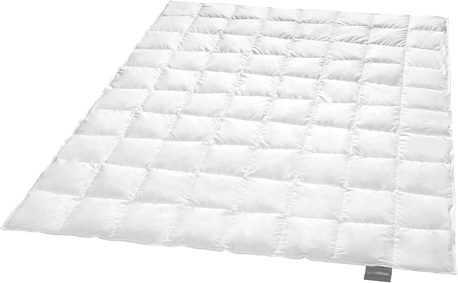 Traumnacht Basic Light dundyne med ny hvid dun (60%) og fjer (40%), DIN EN 12934, 135 X 200 Cm, Down Pass og Oeko-Tex certificeret, produceret efter den tyske kvalitetsstandard Dyner og dyner Naty Shop 90 procent dun / 10 procent fjer5 X sommertæppe 2205
