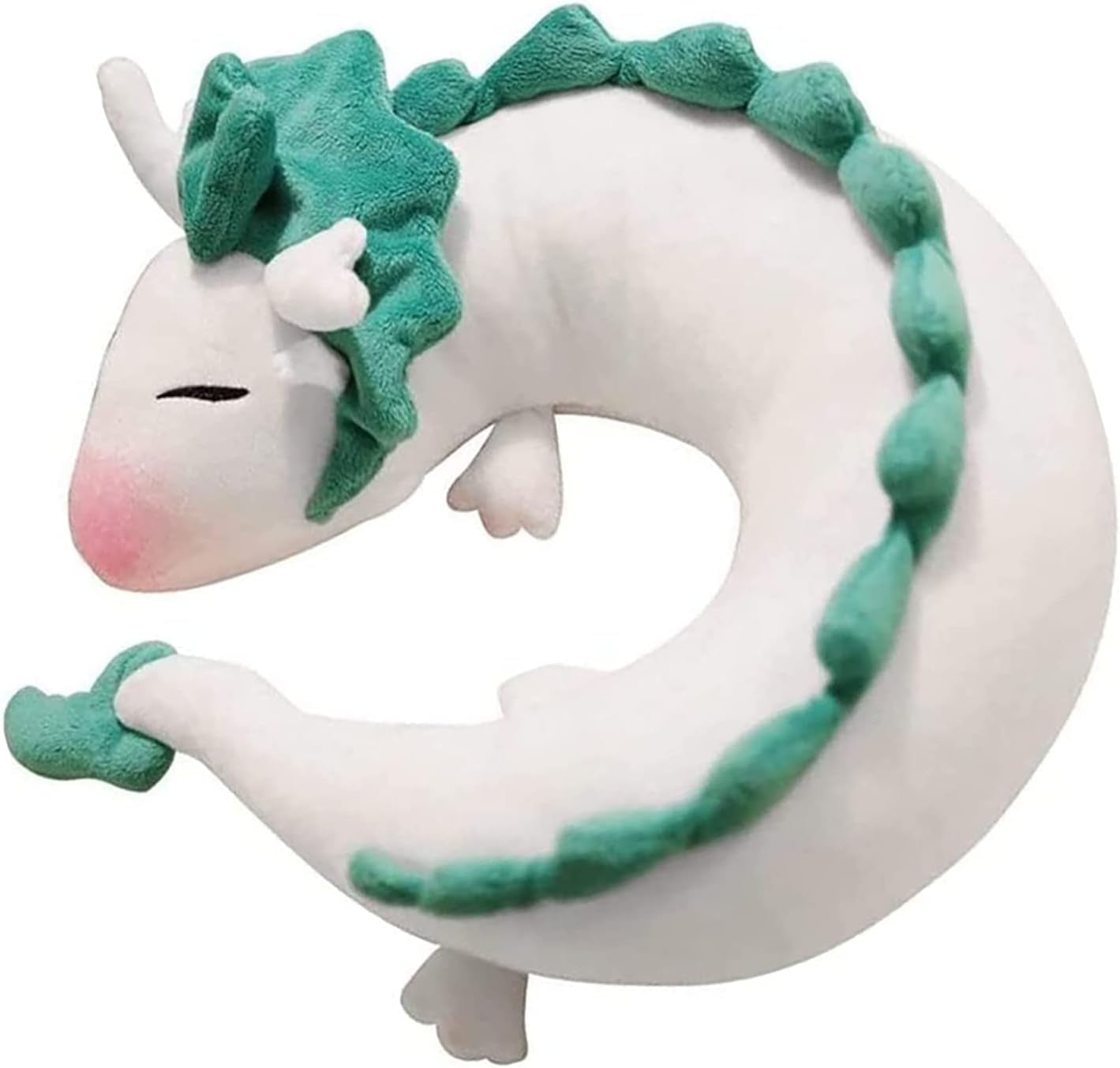 Sød lille hvid drage, Chihiro nakkepude Japansk animation Cervikal ortopædiske puder Naty Shop Standardtitel